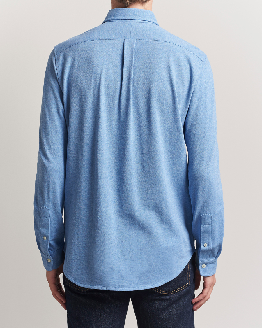 Herr | Skjortor | Polo Ralph Lauren | Featherweight Mesh Shirt Soft Royal Heather