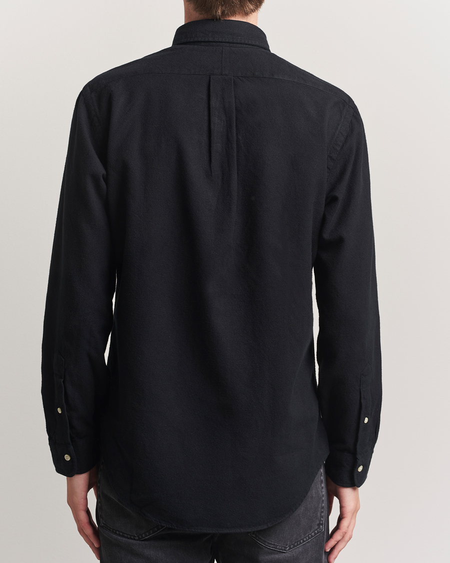 Herr | Skjortor | Polo Ralph Lauren | Custom Fit Brushed Flannel Shirt Polo Black