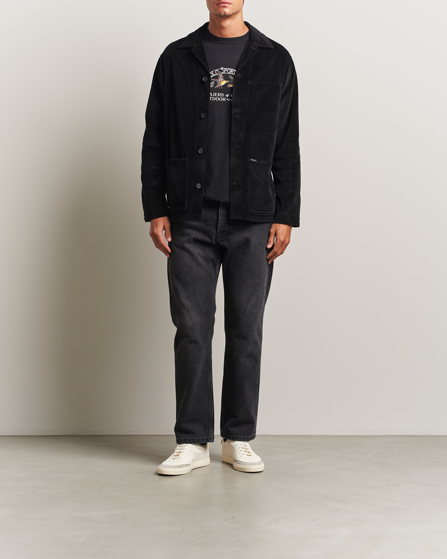 Herr | Skjortor | Polo Ralph Lauren | Corduroy Pocket Shirt Polo Black