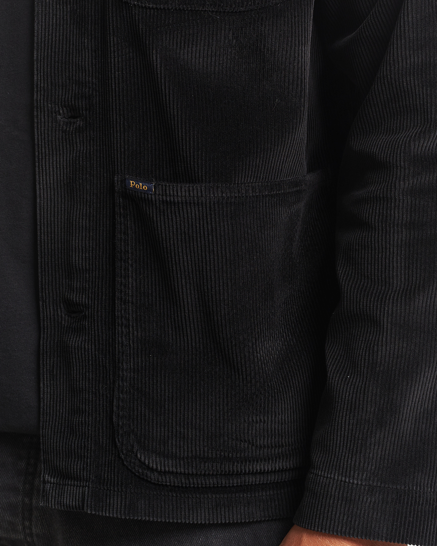 Herr | Skjortor | Polo Ralph Lauren | Corduroy Pocket Shirt Polo Black