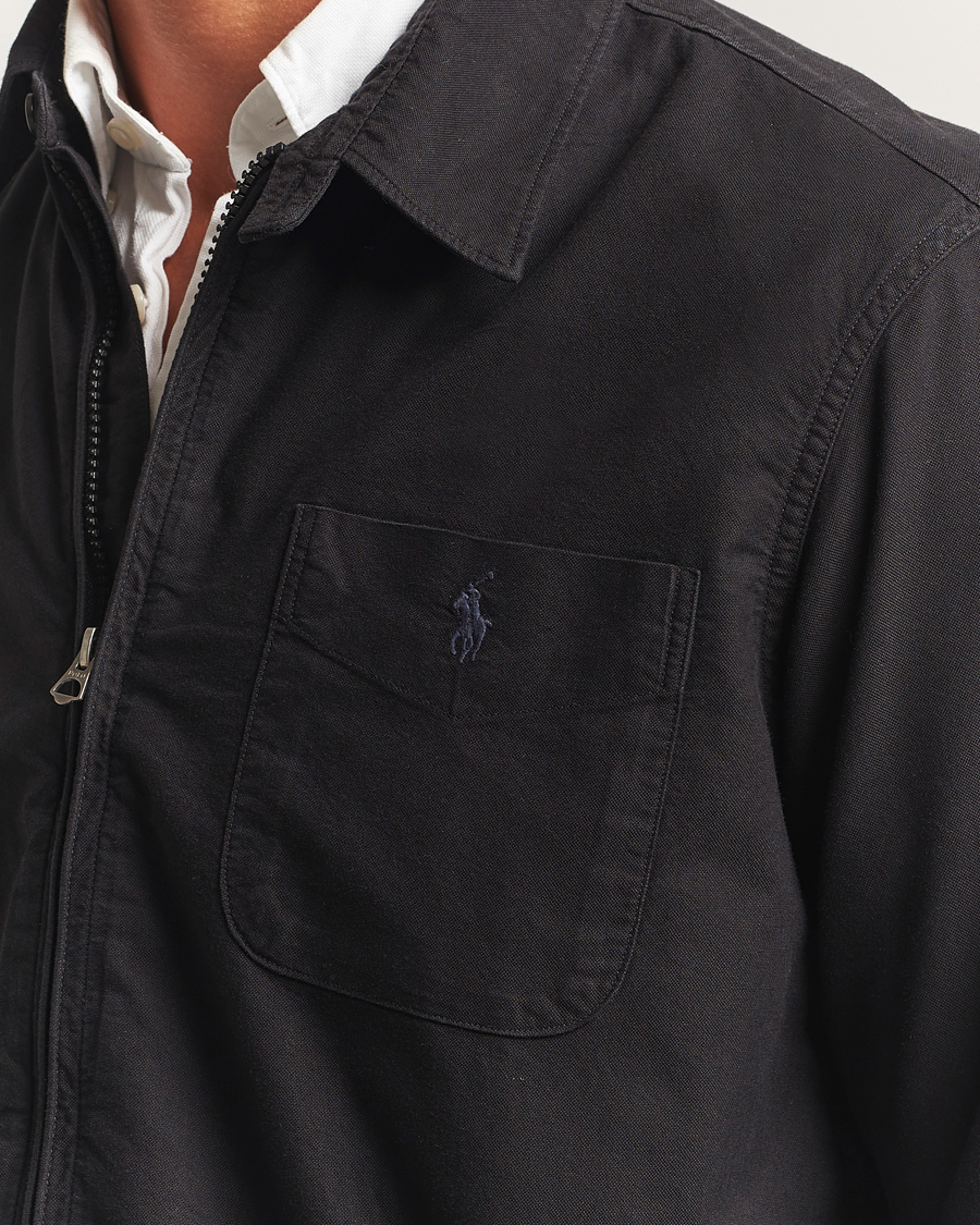 Herr | Skjortor | Polo Ralph Lauren | Garment Dyed Oxford Overshirt Polo Black