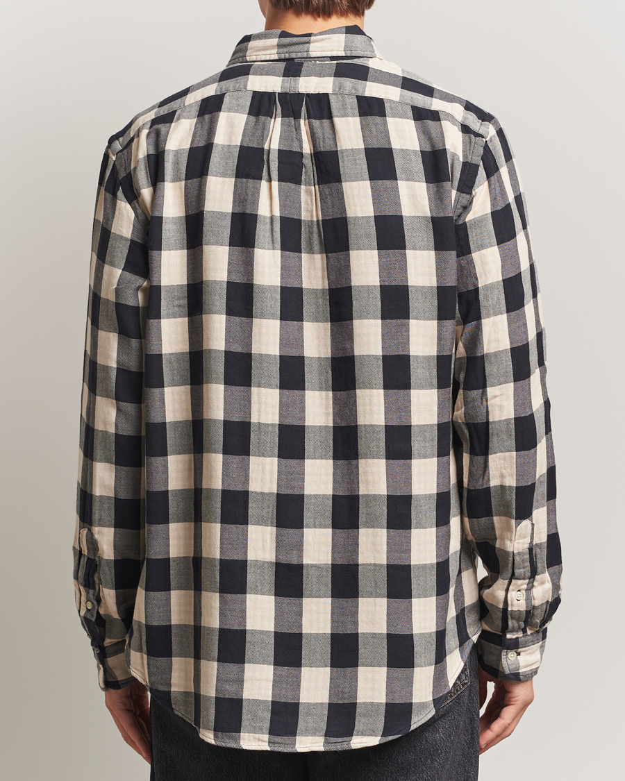 Herr | Skjortor | Polo Ralph Lauren | Custom Fit Double Faced Checked Shirt Cream/Black