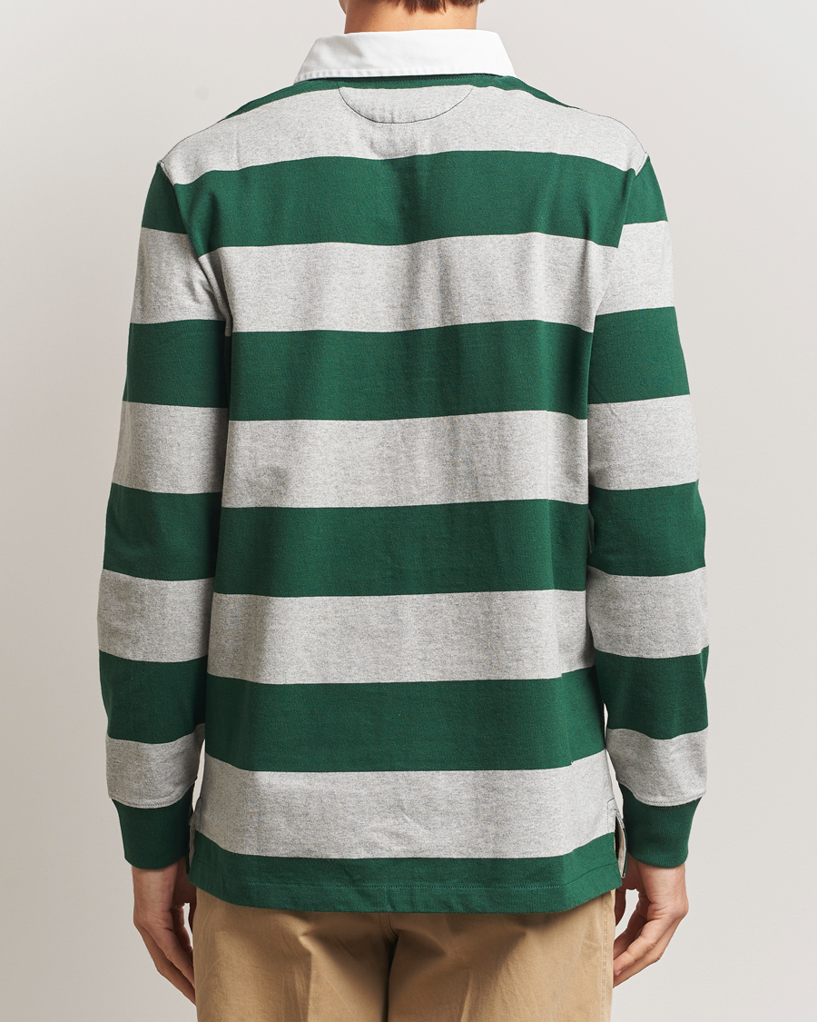 Herr | Tröjor | Polo Ralph Lauren | Jersey Striped Rugger Vintage Pine/Andover Heather
