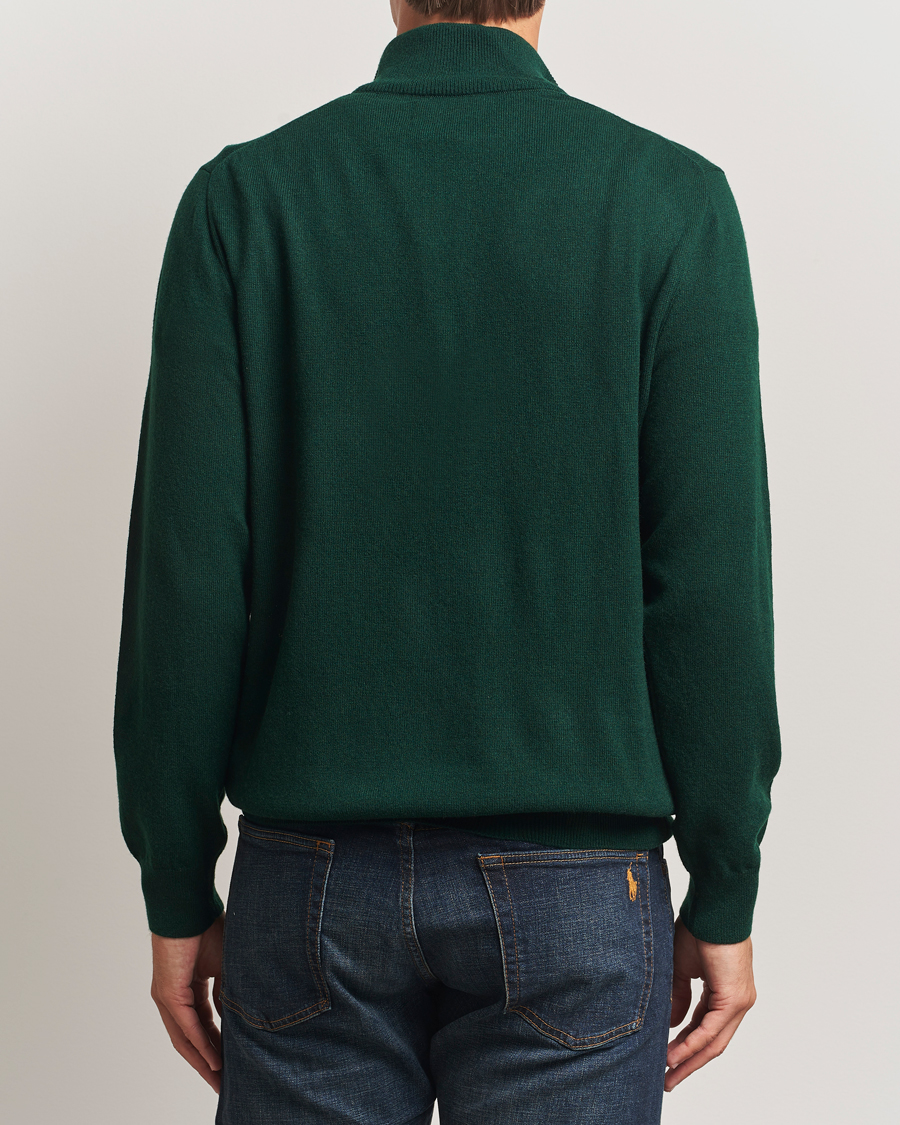 Herr | Tröjor | Polo Ralph Lauren | Merino Half-Zip Sweater Moss Agate