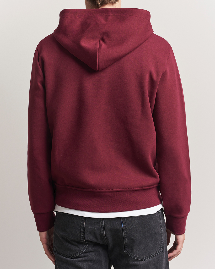 Herr | Tröjor | Polo Ralph Lauren | Double Knitted Full-Zip Hoodie Classic Wine