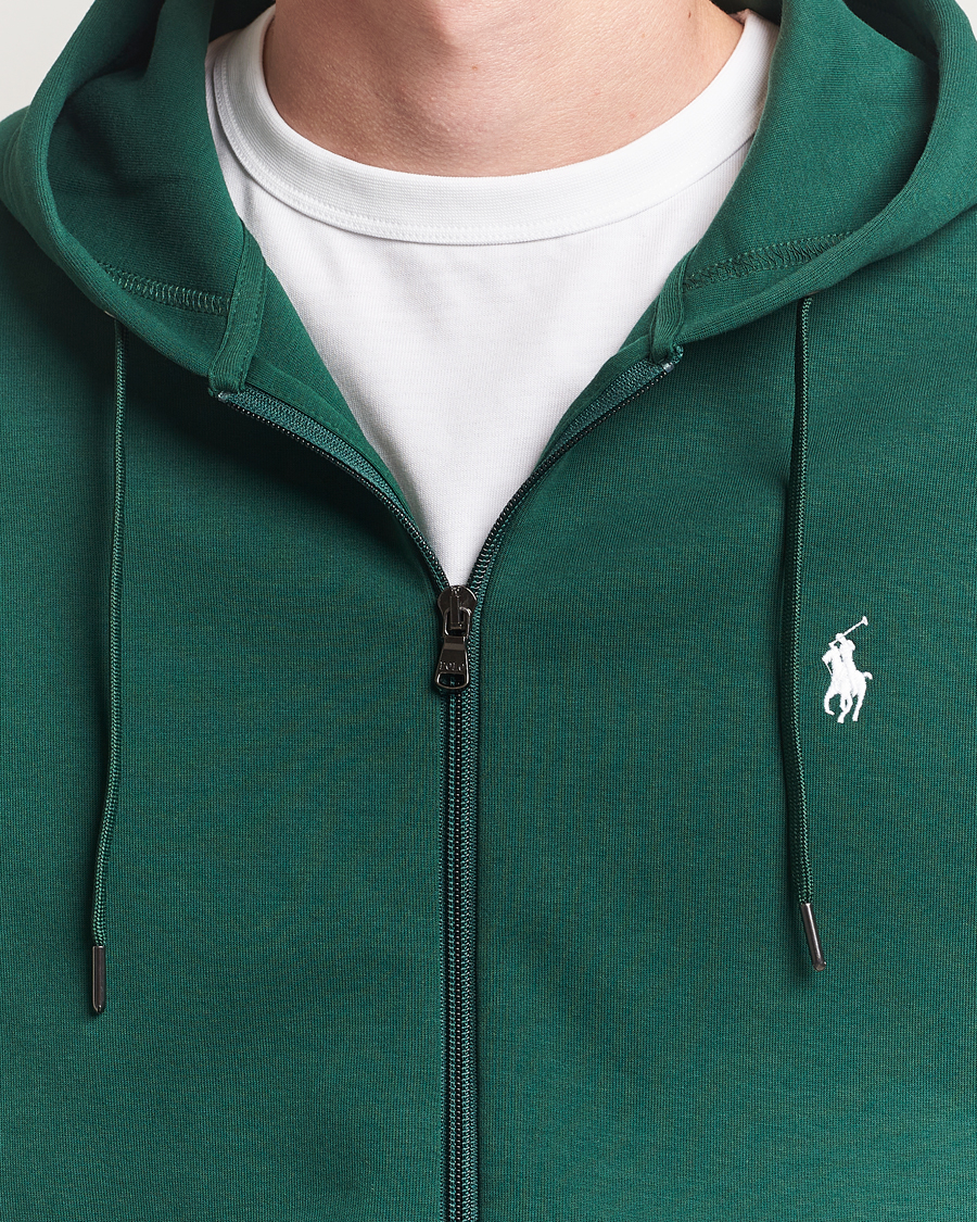 Herr | Tröjor | Polo Ralph Lauren | Double Knitted Full-Zip Hoodie Vintage Pine
