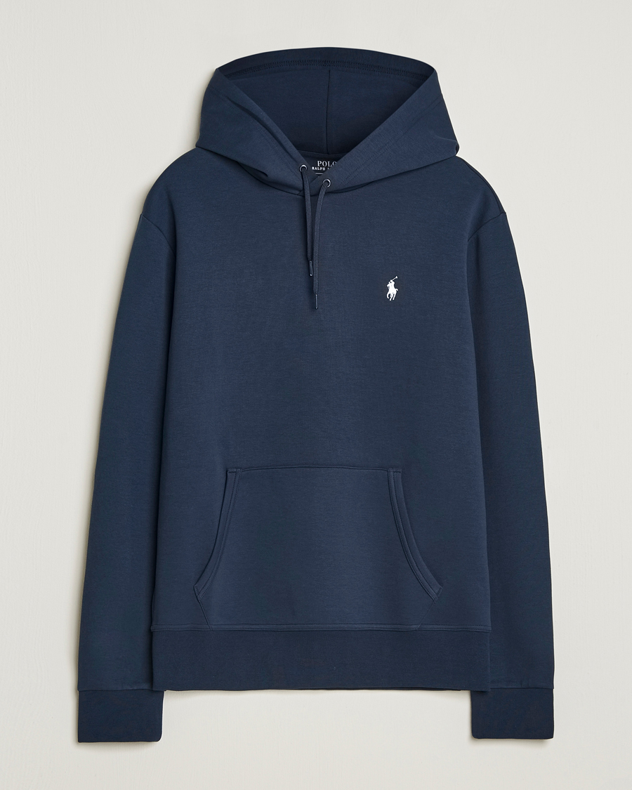 Herr | Tröjor | Polo Ralph Lauren | Double Knitted Hoodie Aviator Navy