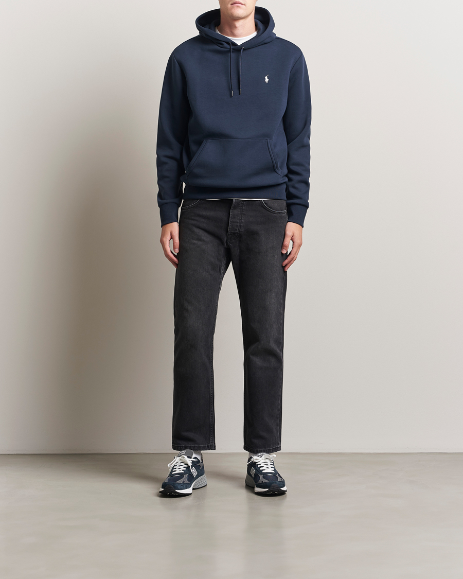 Herr | Tröjor | Polo Ralph Lauren | Double Knitted Hoodie Aviator Navy