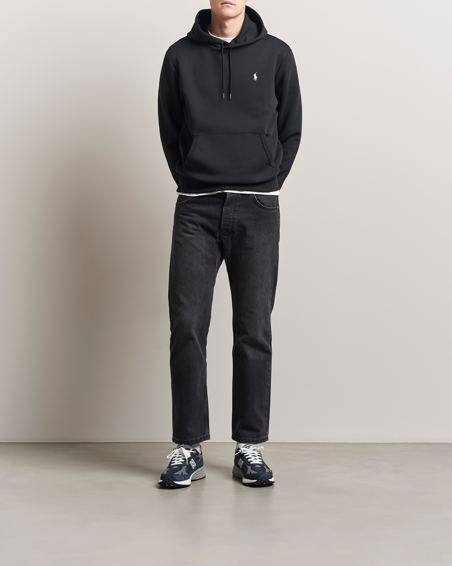 Herr | Tröjor | Polo Ralph Lauren | Double Knitted Hoodie Polo Black