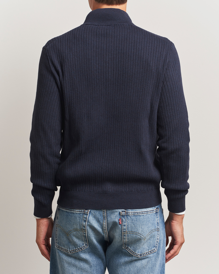 Herr | Tröjor | Polo Ralph Lauren | Cotton Half Zip Navy Heather
