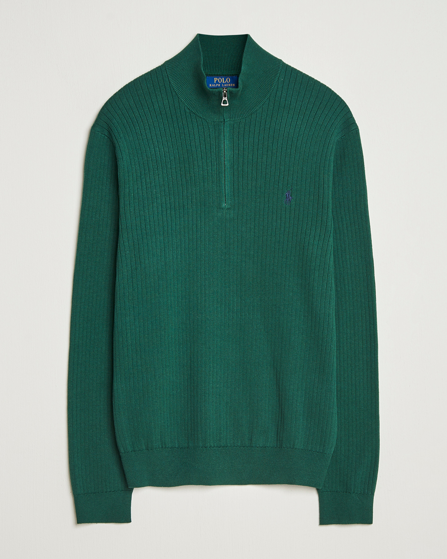 Herr | Tröjor | Polo Ralph Lauren | Cotton Half Zip Vintage Pine