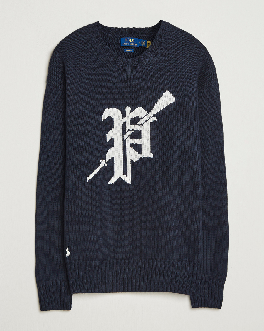 Herr | Tröjor | Polo Ralph Lauren | Cotton Logo Sweater Hunter Navy