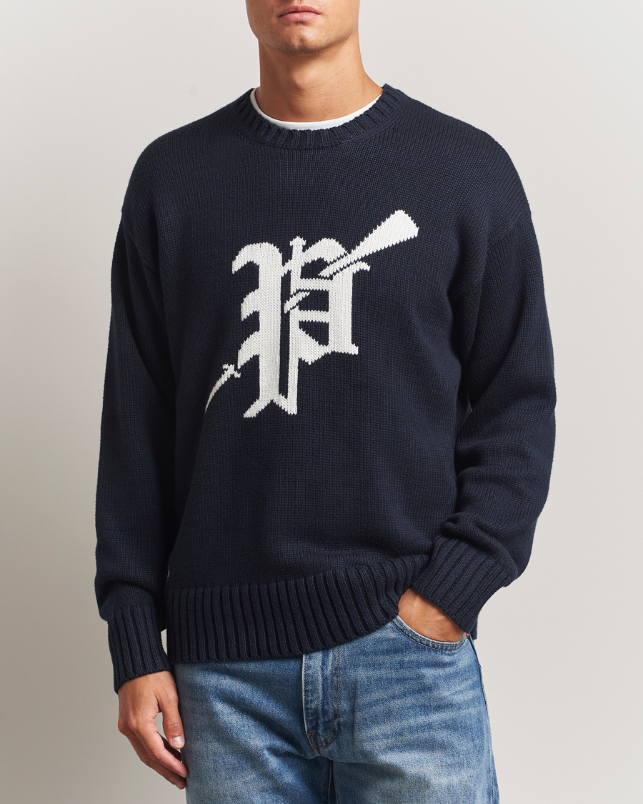 Herr | Tröjor | Polo Ralph Lauren | Cotton Logo Sweater Hunter Navy