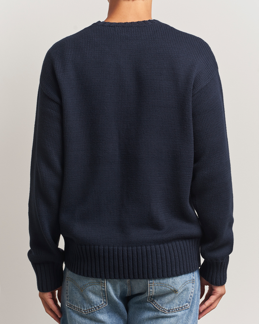 Herr | Tröjor | Polo Ralph Lauren | Cotton Logo Sweater Hunter Navy
