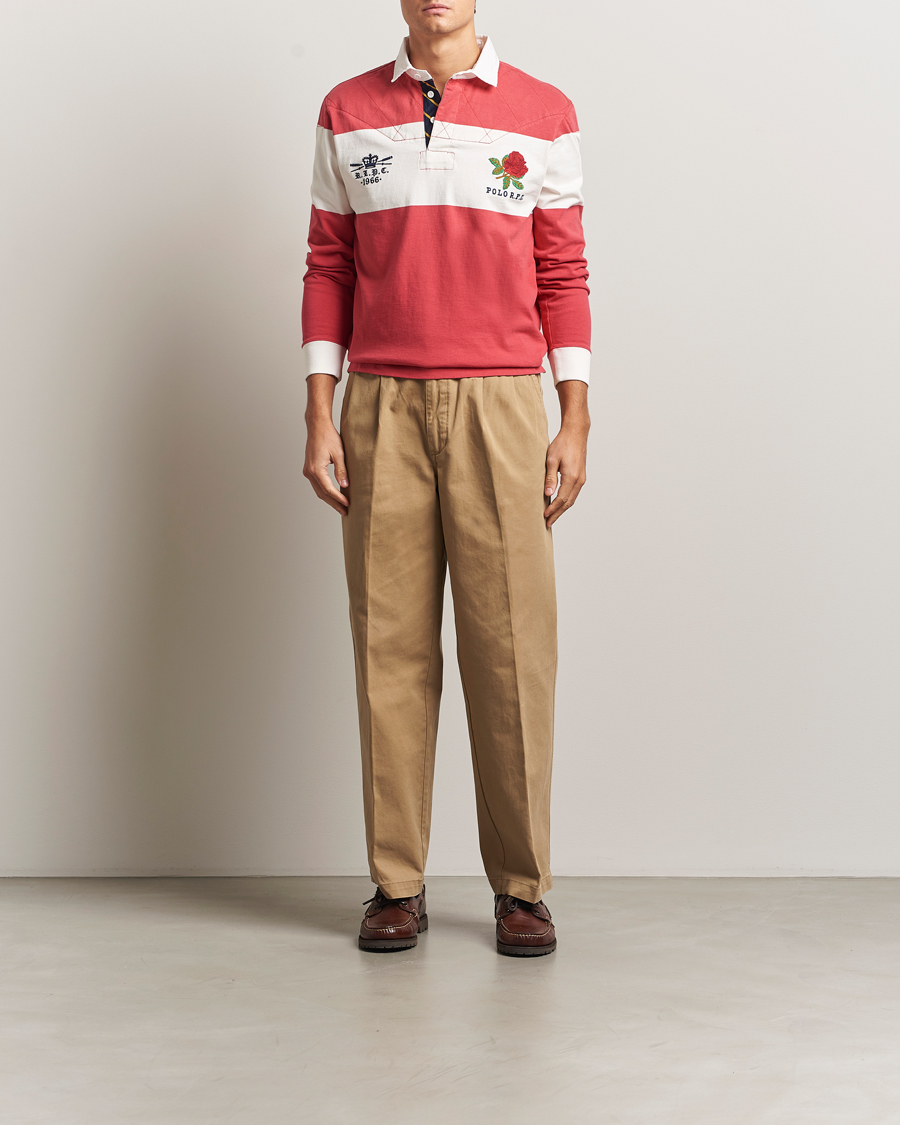 Herr | Tröjor | Polo Ralph Lauren | Sport Rugby Sweater Sunrise Red