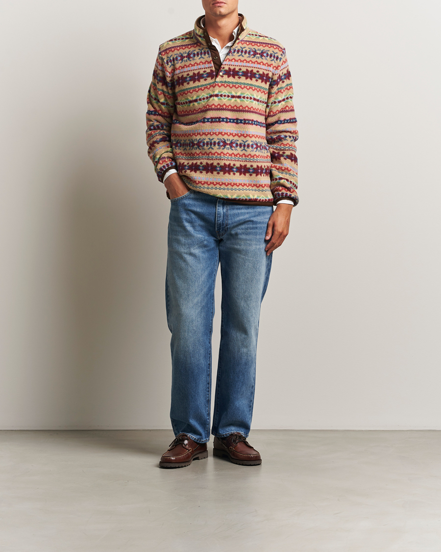 Herr | Tröjor | Polo Ralph Lauren | Printed Fleece Camel Combo