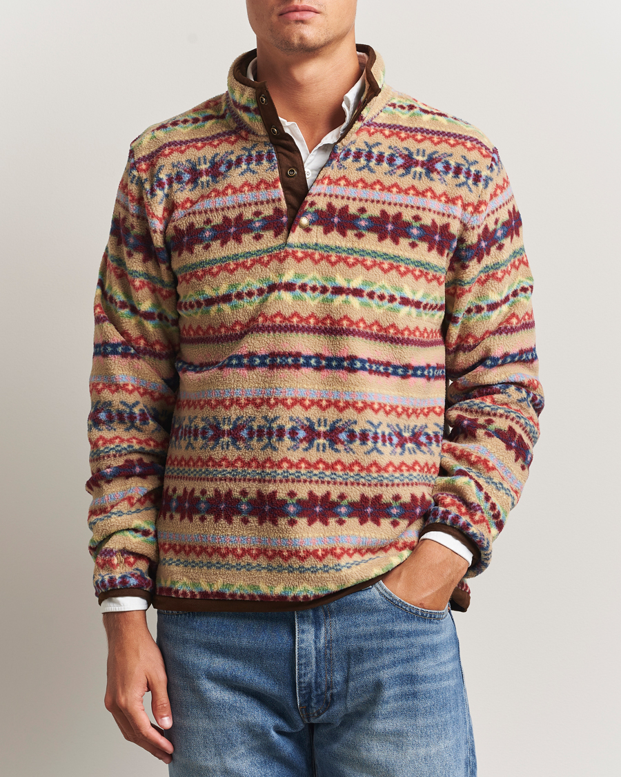 Herr | Tröjor | Polo Ralph Lauren | Printed Fleece Camel Combo