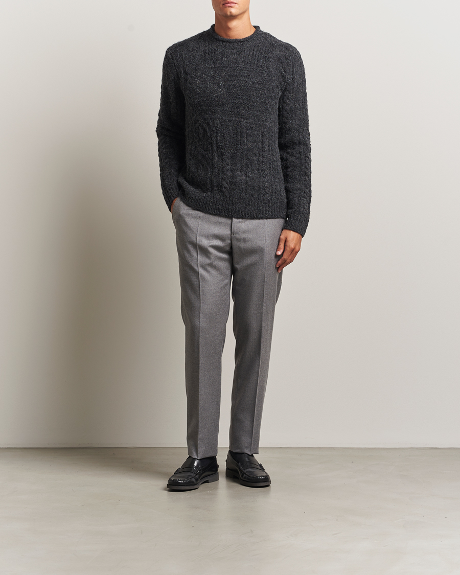 Herr | Tröjor | Polo Ralph Lauren | Wool Blend Sweater Dark Granite Heather