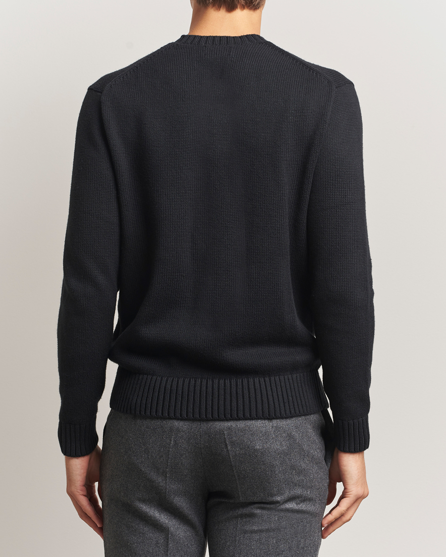 Herr | Tröjor | Polo Ralph Lauren | Holiday Bear Cotton Sweater Polo Black