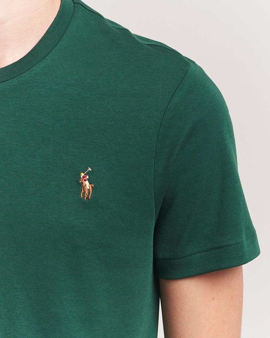 Herr | T-Shirts | Polo Ralph Lauren | Luxury Pima Cotton Crew Neck T-Shirt Vintage Pine