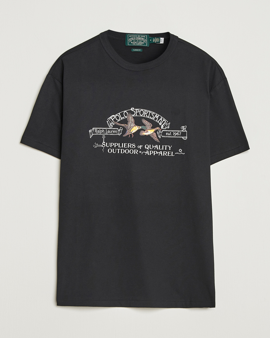 Herr | T-Shirts | Polo Ralph Lauren | Classic Fit Logo T-Shirt Polo Black