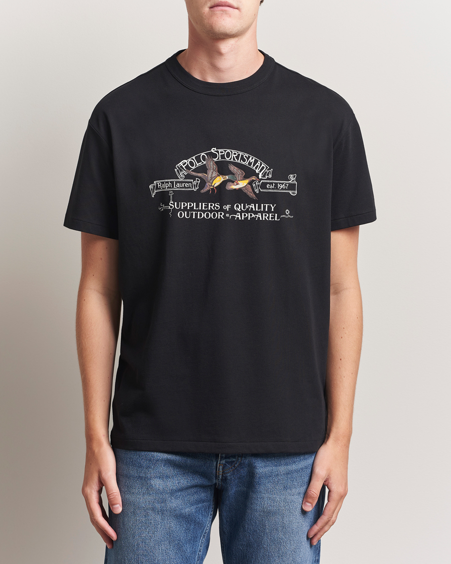 Herr | T-Shirts | Polo Ralph Lauren | Classic Fit Logo T-Shirt Polo Black