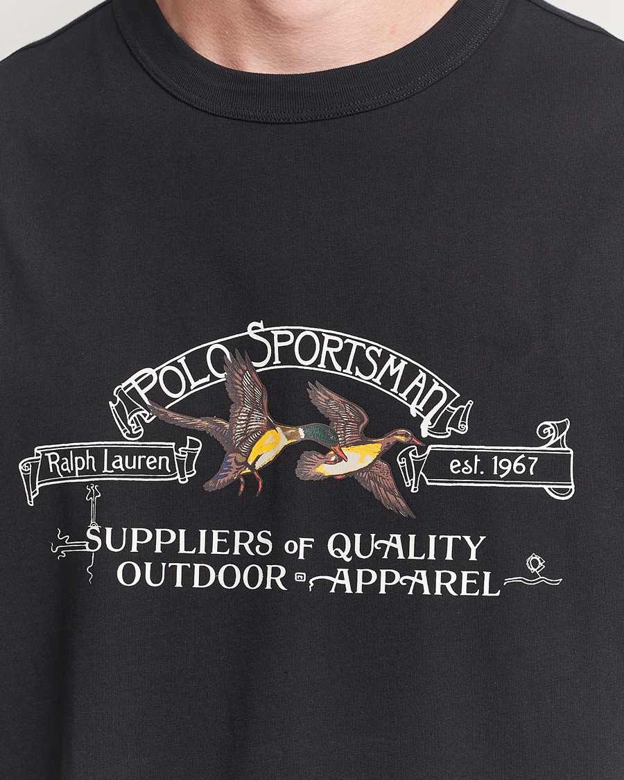 Herr | T-Shirts | Polo Ralph Lauren | Classic Fit Logo T-Shirt Polo Black