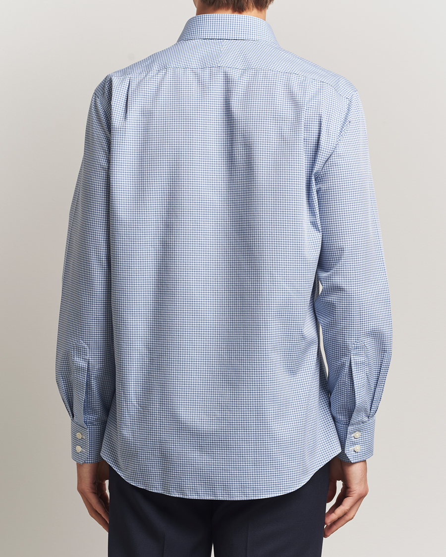 Herr | Skjortor | Charles Tyrwhitt | Slim Fit Non Iron Poplin Gingham Shirt Royal Blue