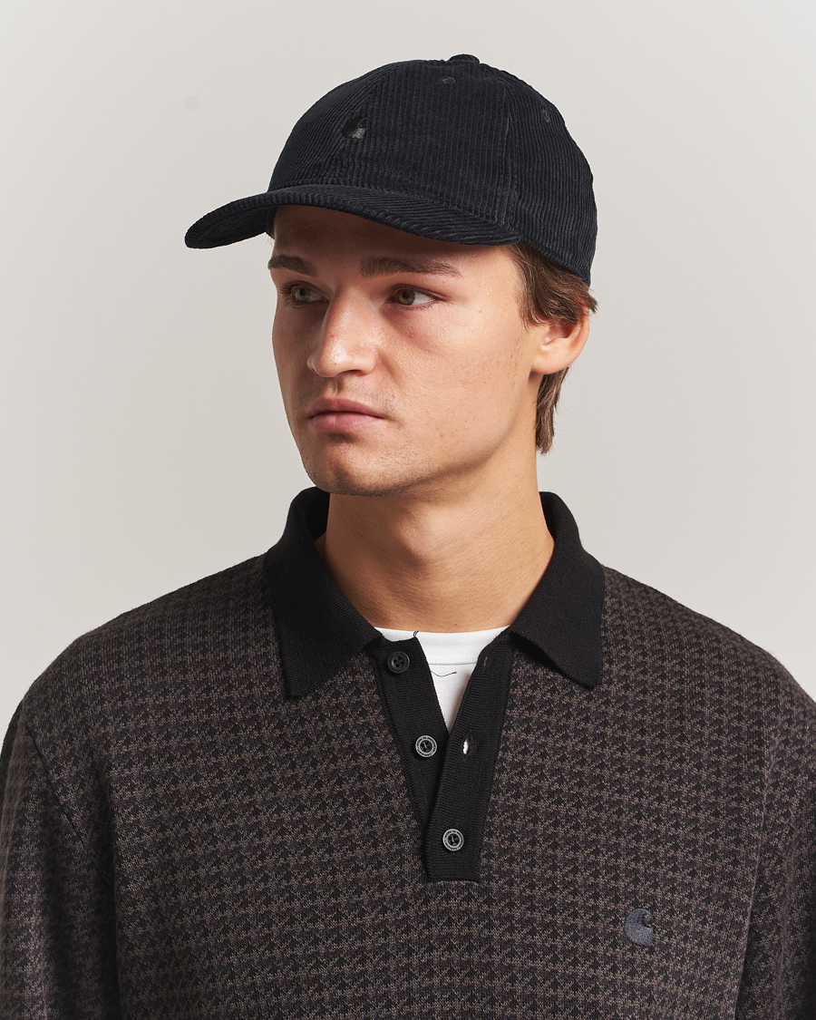 Herr | Hattar & kepsar | Carhartt WIP | Harlem Cord Cap Black