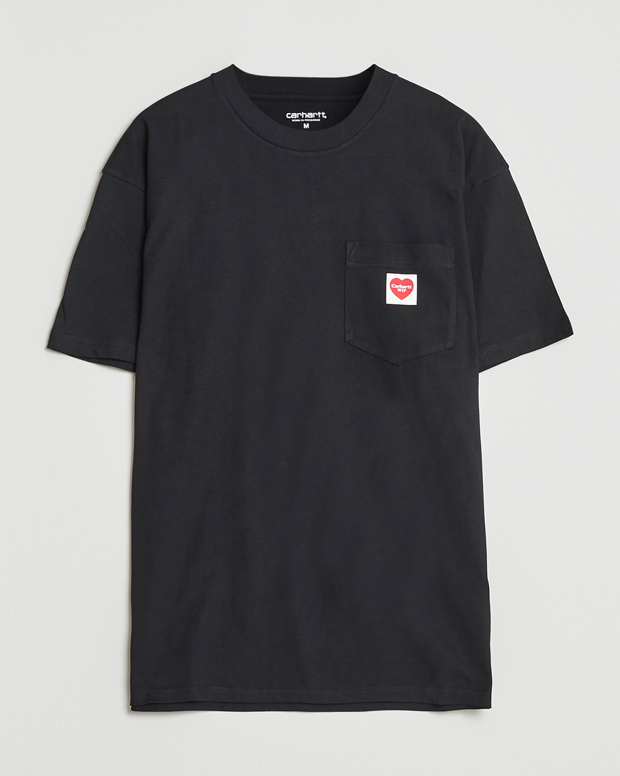 Herr | T-Shirts | Carhartt WIP | Pocket Heart T-Shirt Black