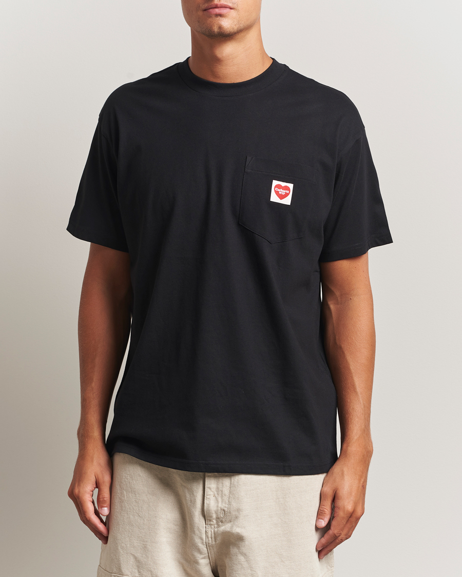 Herr | T-Shirts | Carhartt WIP | Pocket Heart T-Shirt Black