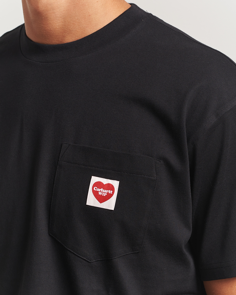 Herr | T-Shirts | Carhartt WIP | Pocket Heart T-Shirt Black