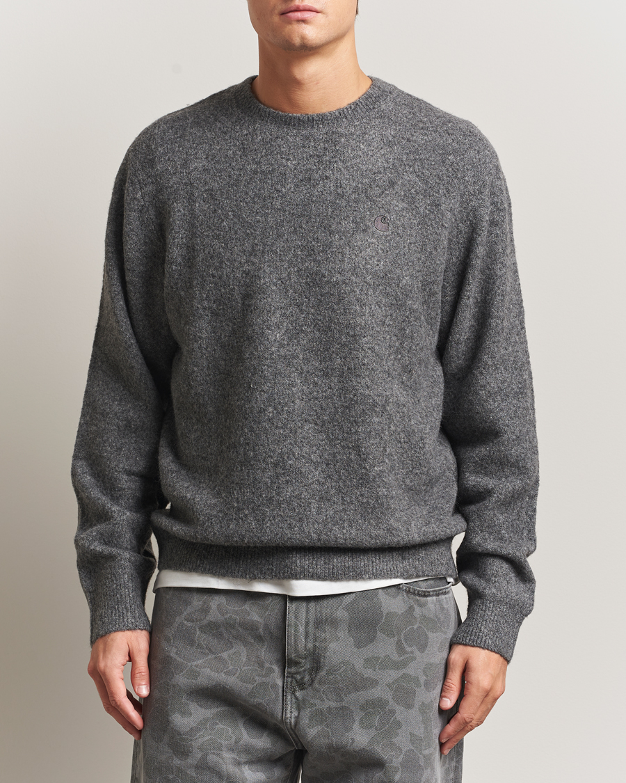 Herr | Tröjor | Carhartt WIP | Curtis Sweater Tangled Graphite