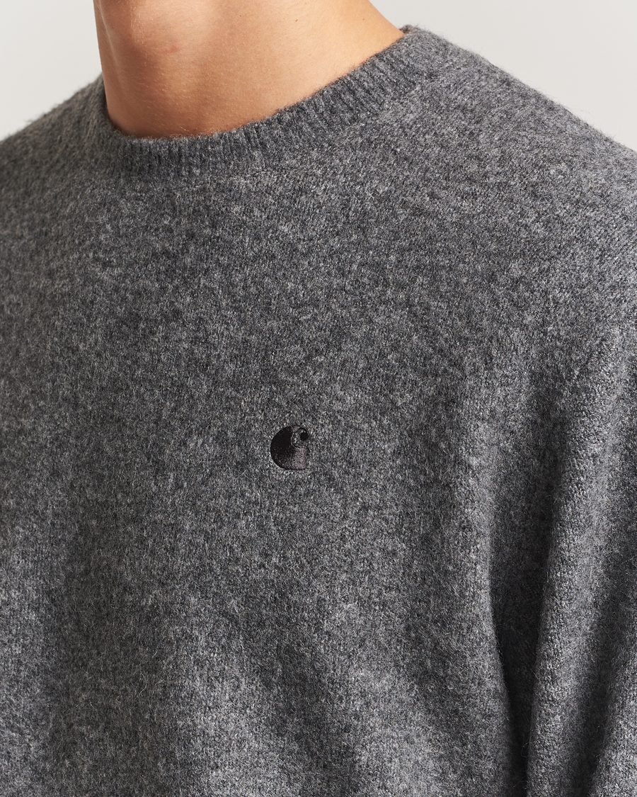 Herr | Tröjor | Carhartt WIP | Curtis Sweater Tangled Graphite