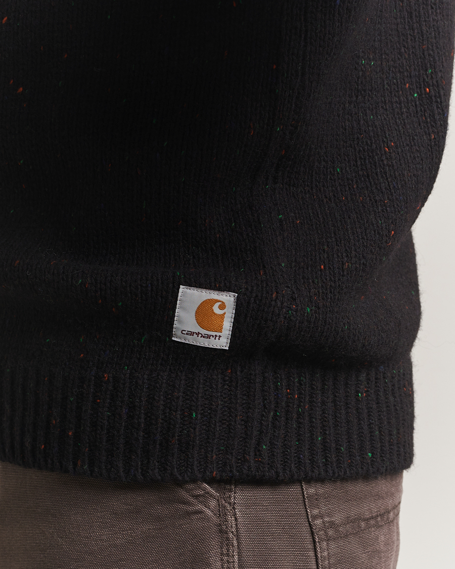 Herr | Tröjor | Carhartt WIP | Anglistic Wool/Cotton Sweater Black