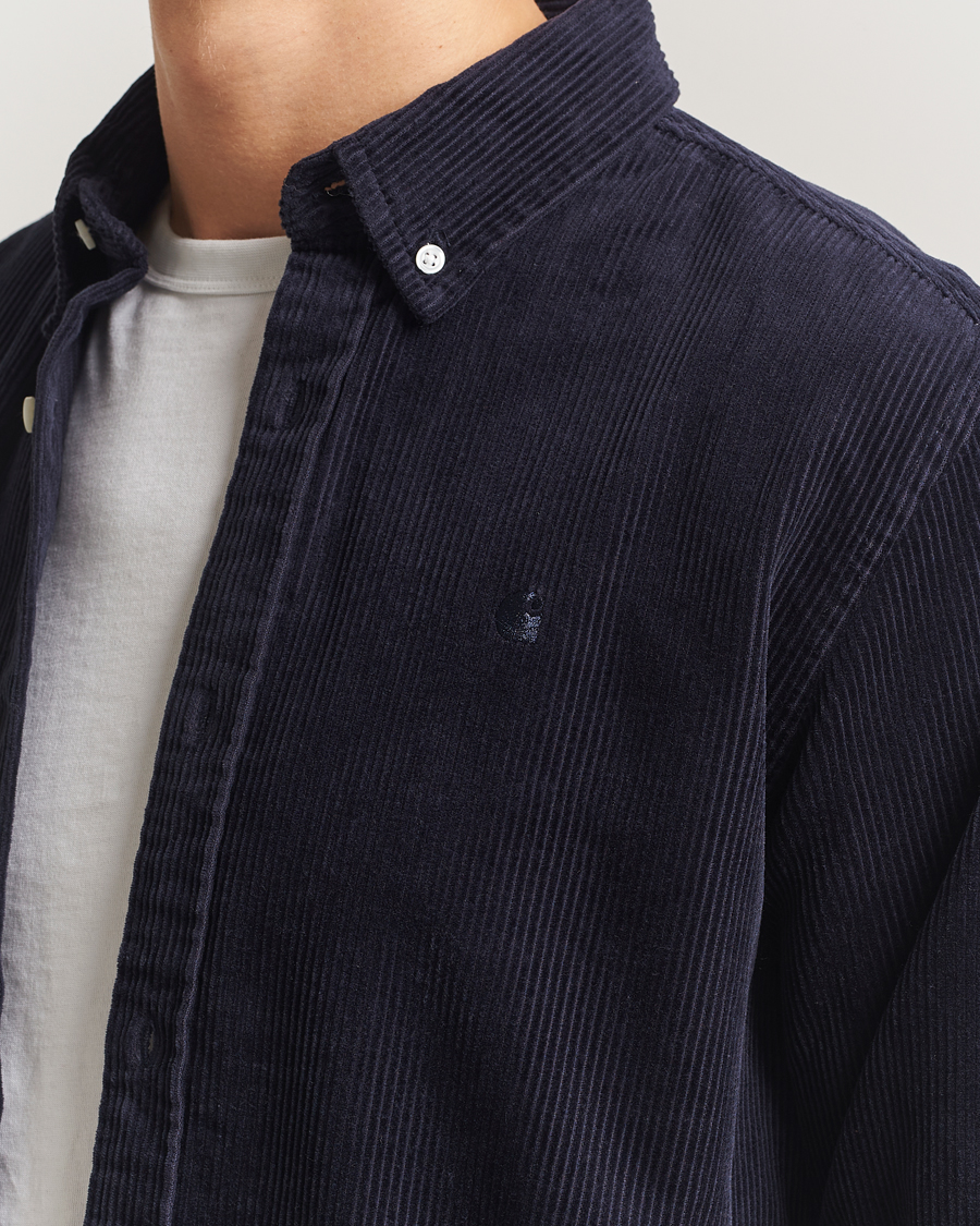 Herr | Skjortor | Carhartt WIP | Madison Cord Shirt Dark Navy