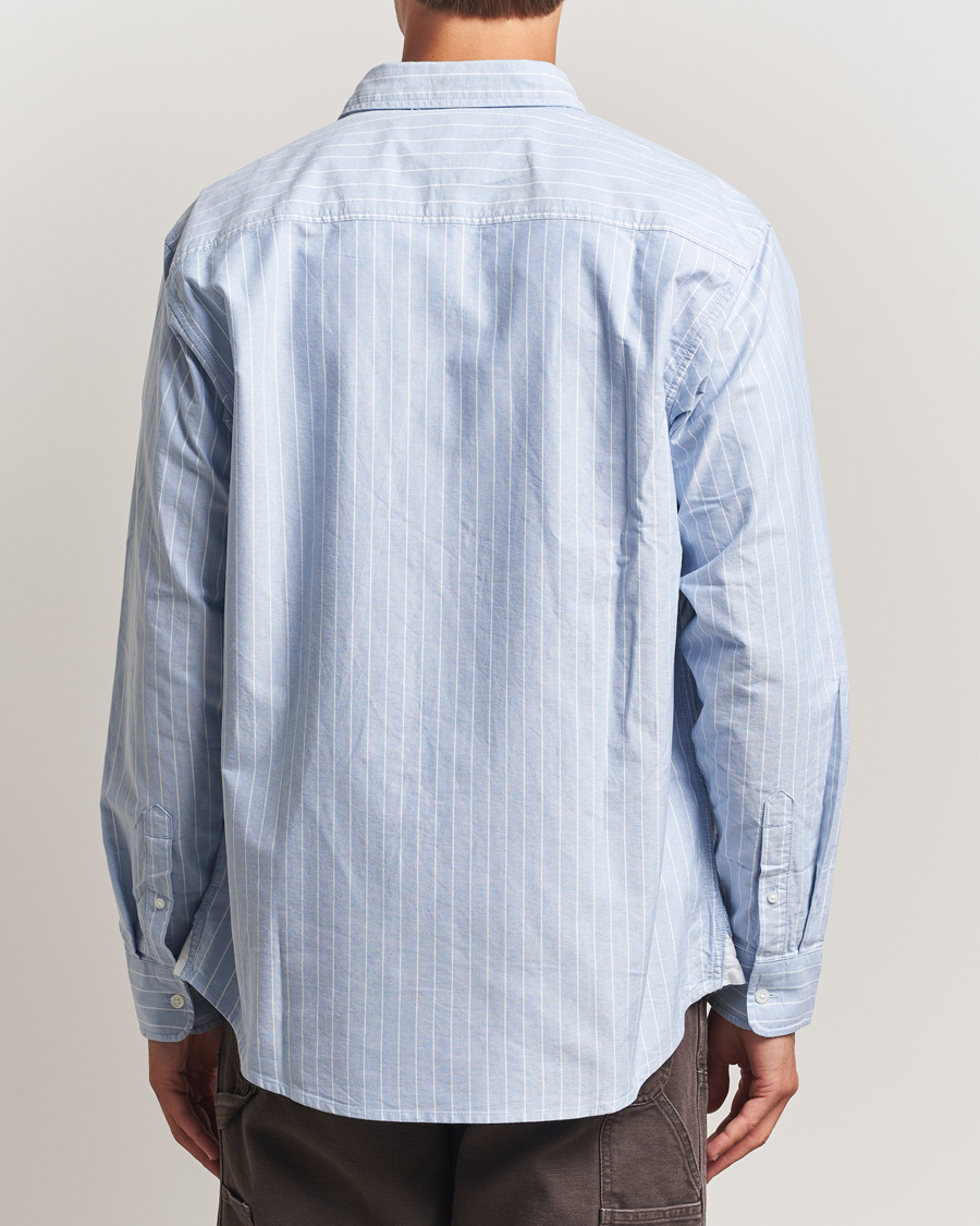 Herr | Skjortor | Carhartt WIP | Cassel Striped Oxford Blue