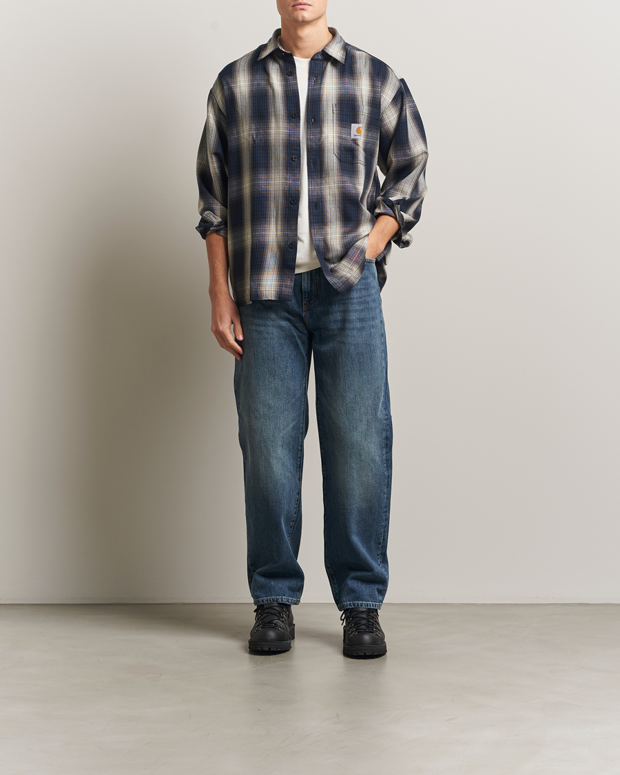 Herr | Jeans | Carhartt WIP | Aaron Pant Camano Denim Dark Used