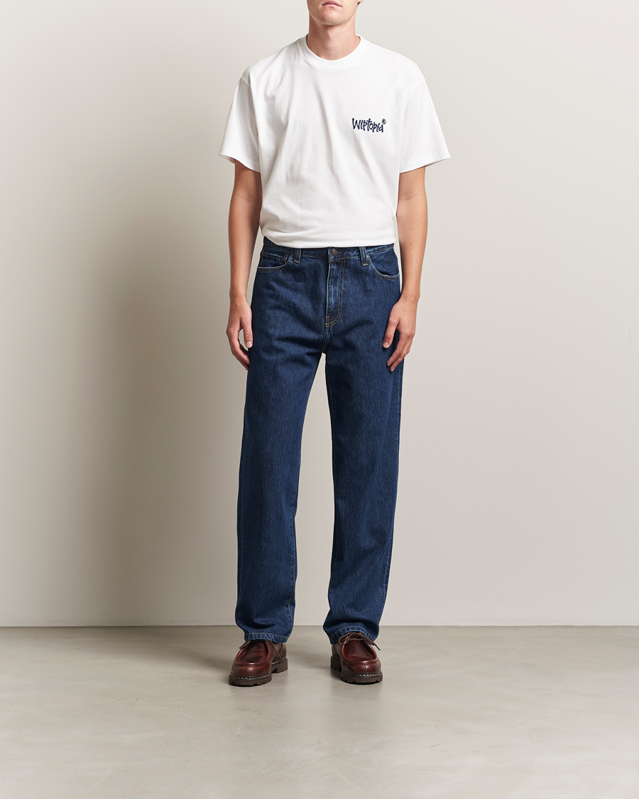 Herr | Jeans | Carhartt WIP | Aaron Pant Smith Denim Stone Wash