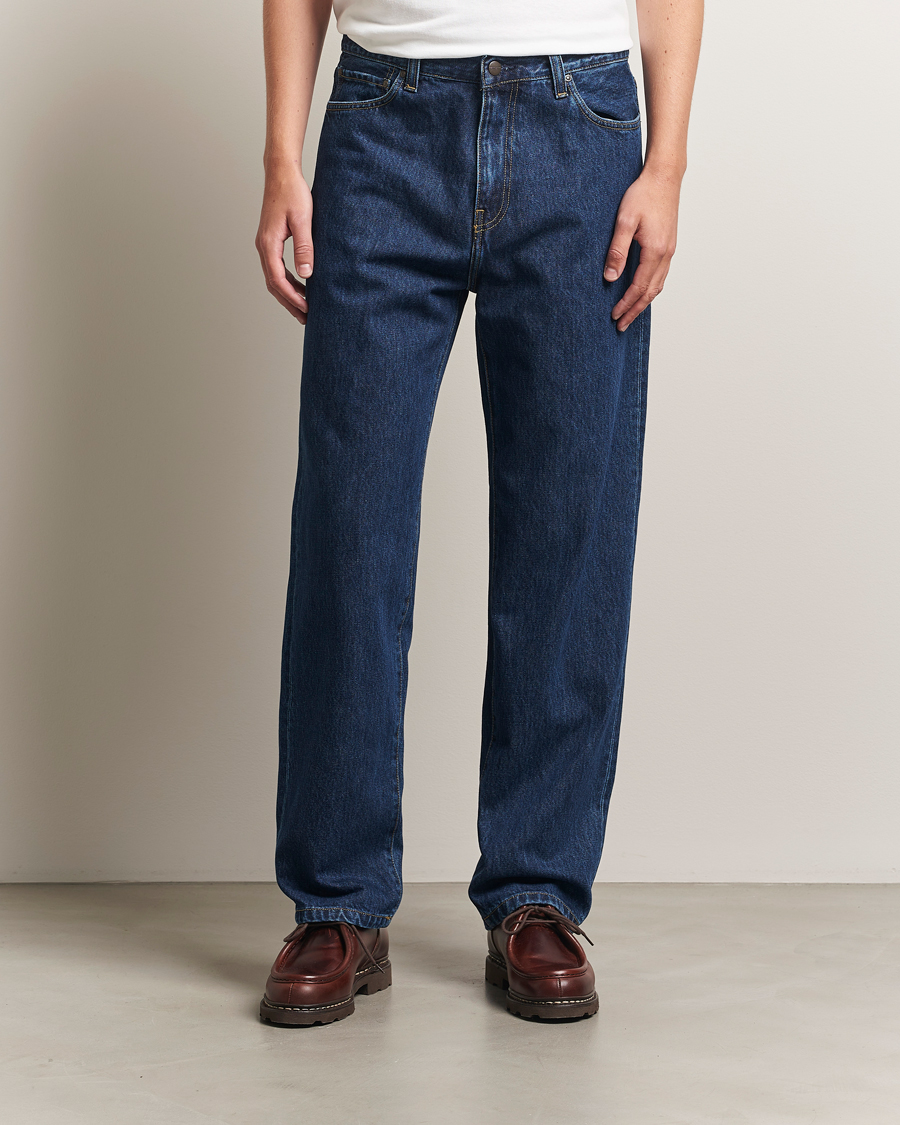Herr | Jeans | Carhartt WIP | Aaron Pant Smith Denim Stone Wash