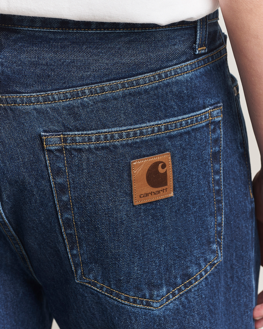 Herr | Jeans | Carhartt WIP | Aaron Pant Smith Denim Stone Wash