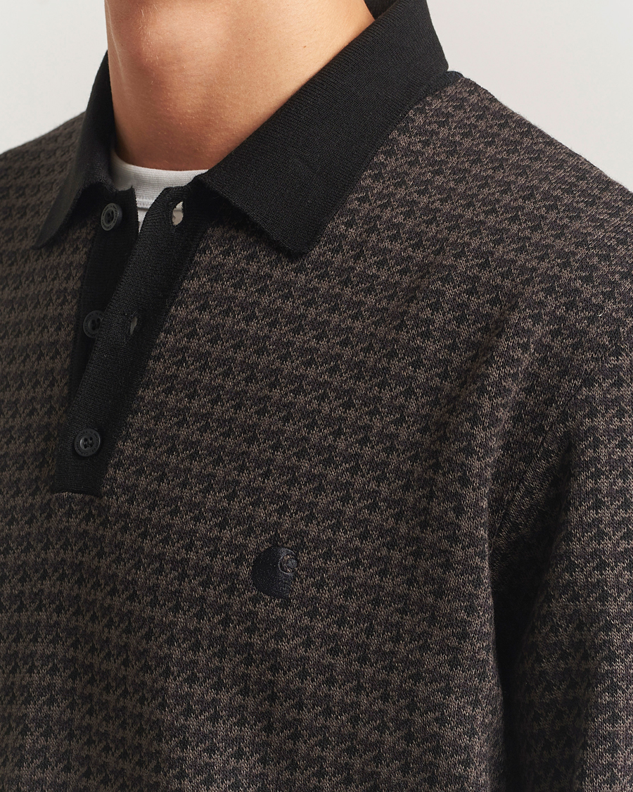 Herr | Tröjor | Carhartt WIP | Lowis Houndstooth Polo Vitola Heater