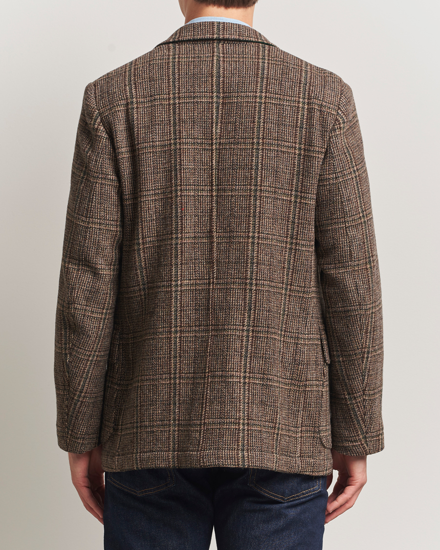 Herr | Kavajer | Drake's | MKVII Harris Tweed Blazer Brown