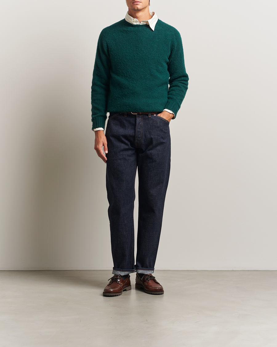 Herr | Jeans | Drake's | 5-Pocket Japanese Selvedge Jeans Indigo