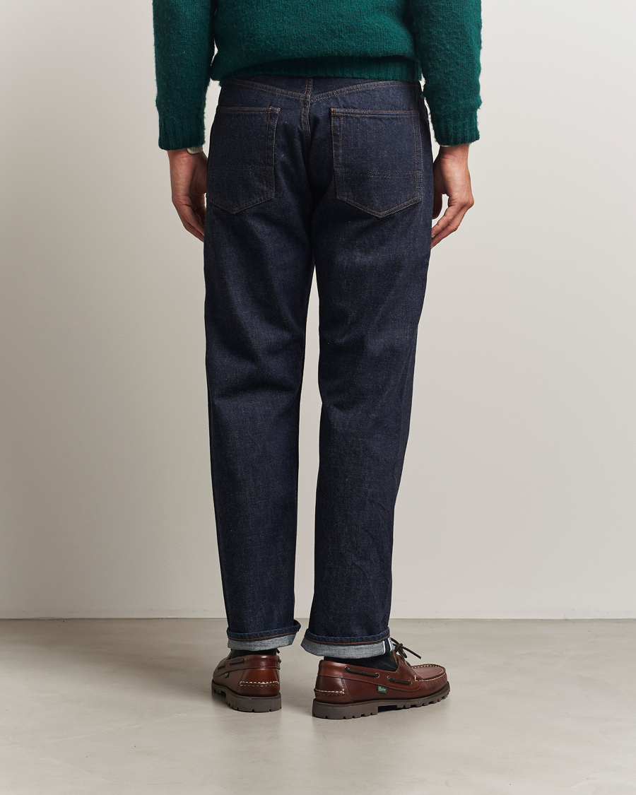 Herr | Jeans | Drake's | 5-Pocket Japanese Selvedge Jeans Indigo