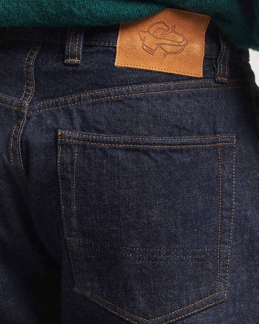 Herr | Jeans | Drake's | 5-Pocket Japanese Selvedge Jeans Indigo