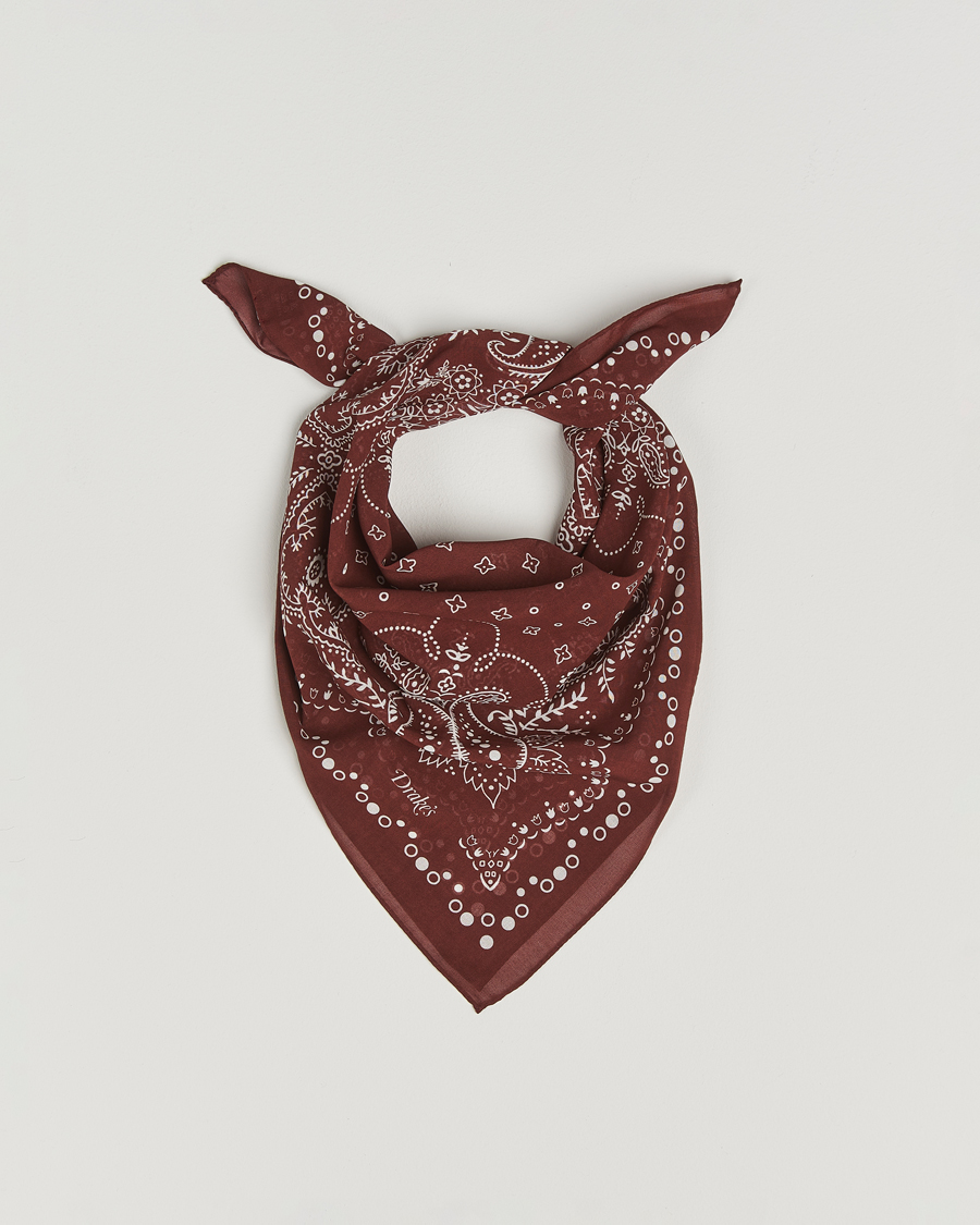 Herr | Drake's Paisley Bandana Red | Drake's | Paisley Bandana Red