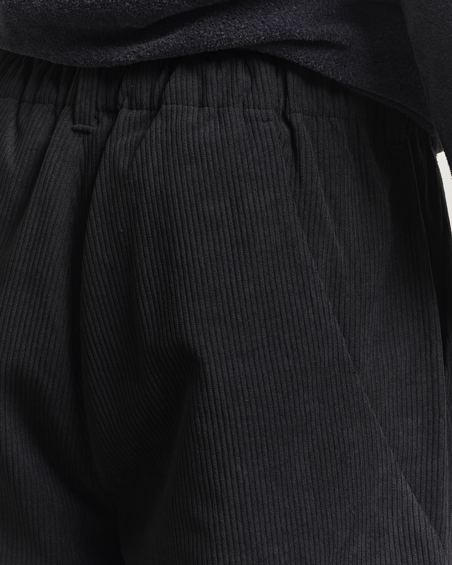 Herr | Byxor | Goldwin | Wale Corduroy Straight Pants Black