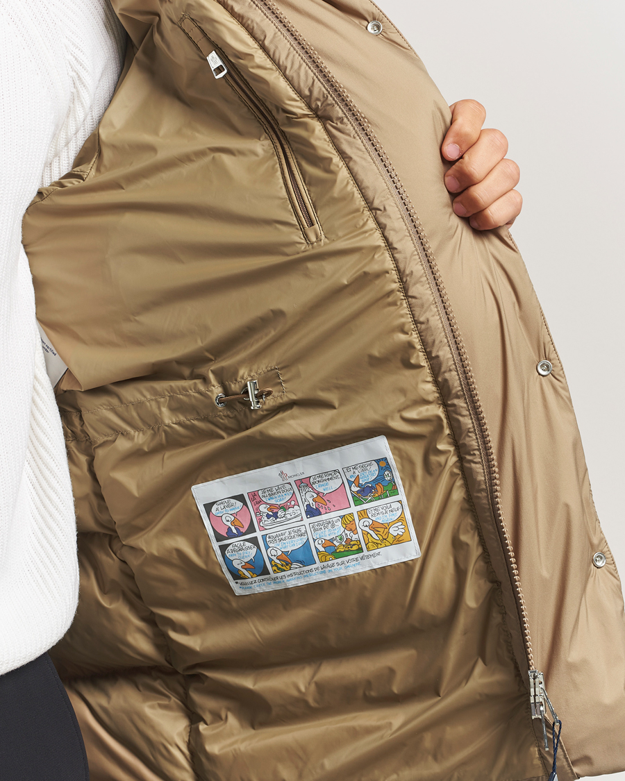 Herr | Jackor | Moncler | Bretagne Down Parka Beige