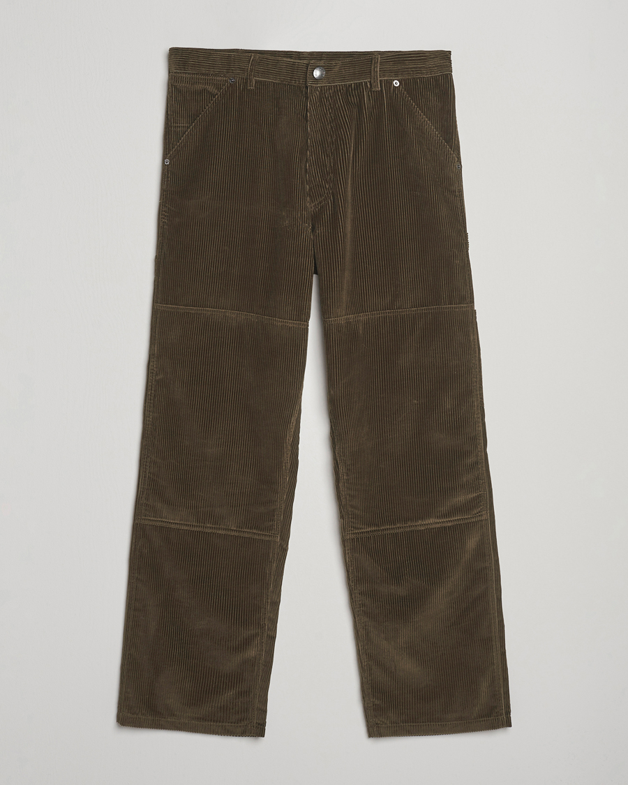 Herr | Byxor | Moncler | Corduroy Drawstring Trousers Military